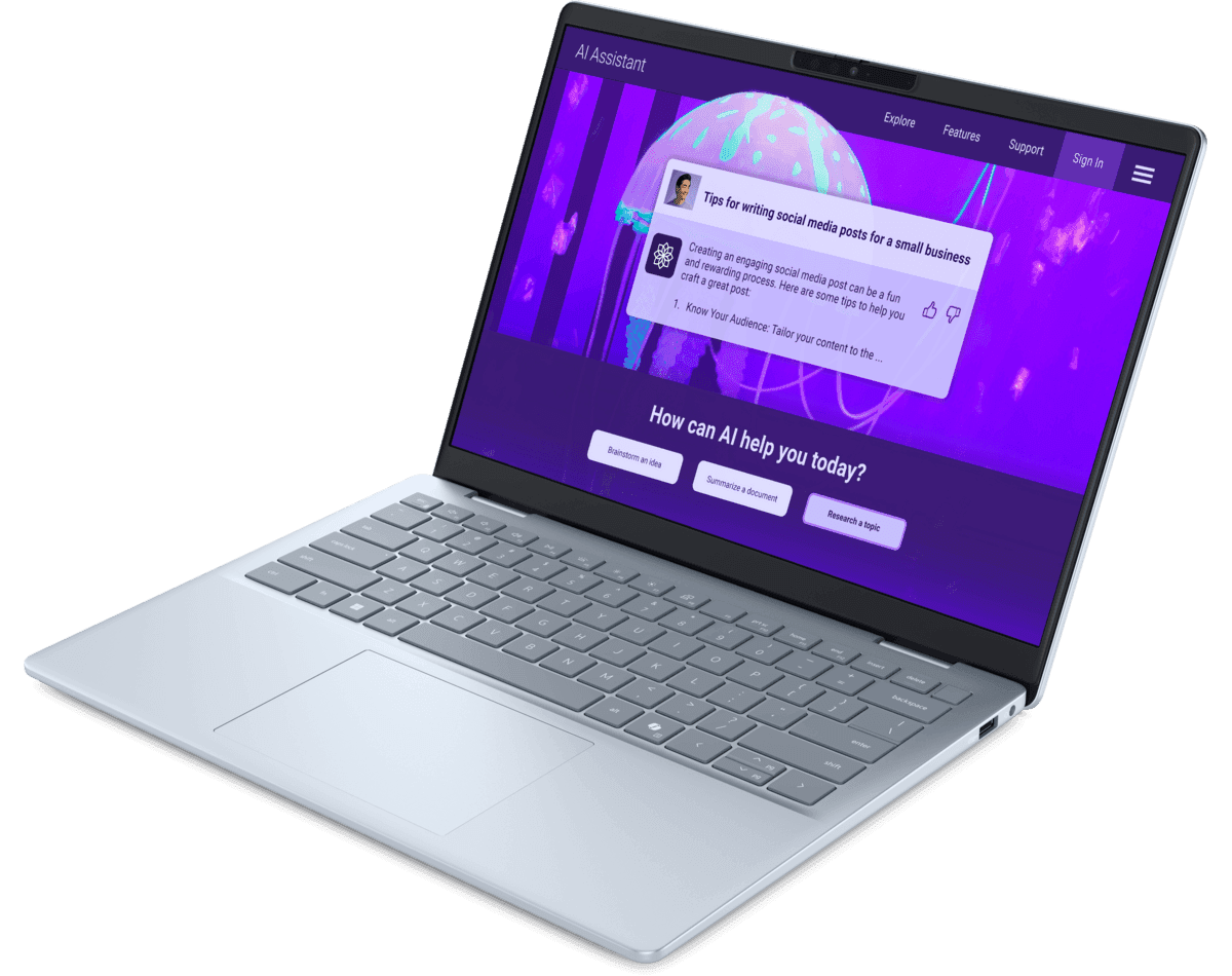 Dell 14 Plus Laptop with Core Ultra 5, 16GB RAM, and 512GB SSD image 2