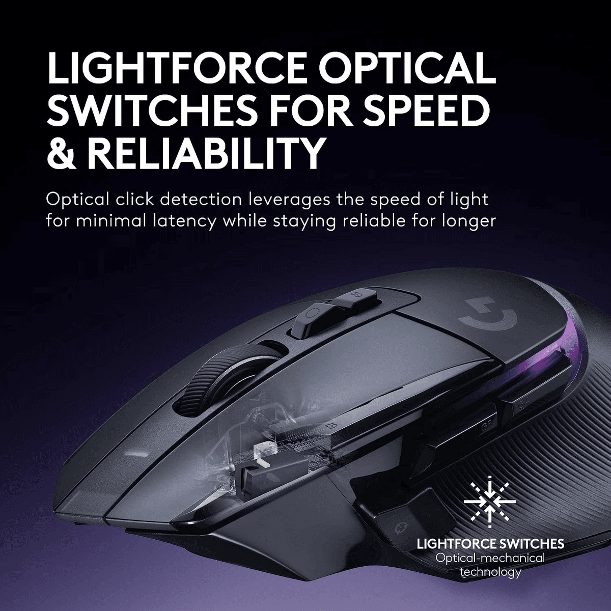 Logitech G502 X Plus Wireless RGB Gaming Mouse - Black image 4