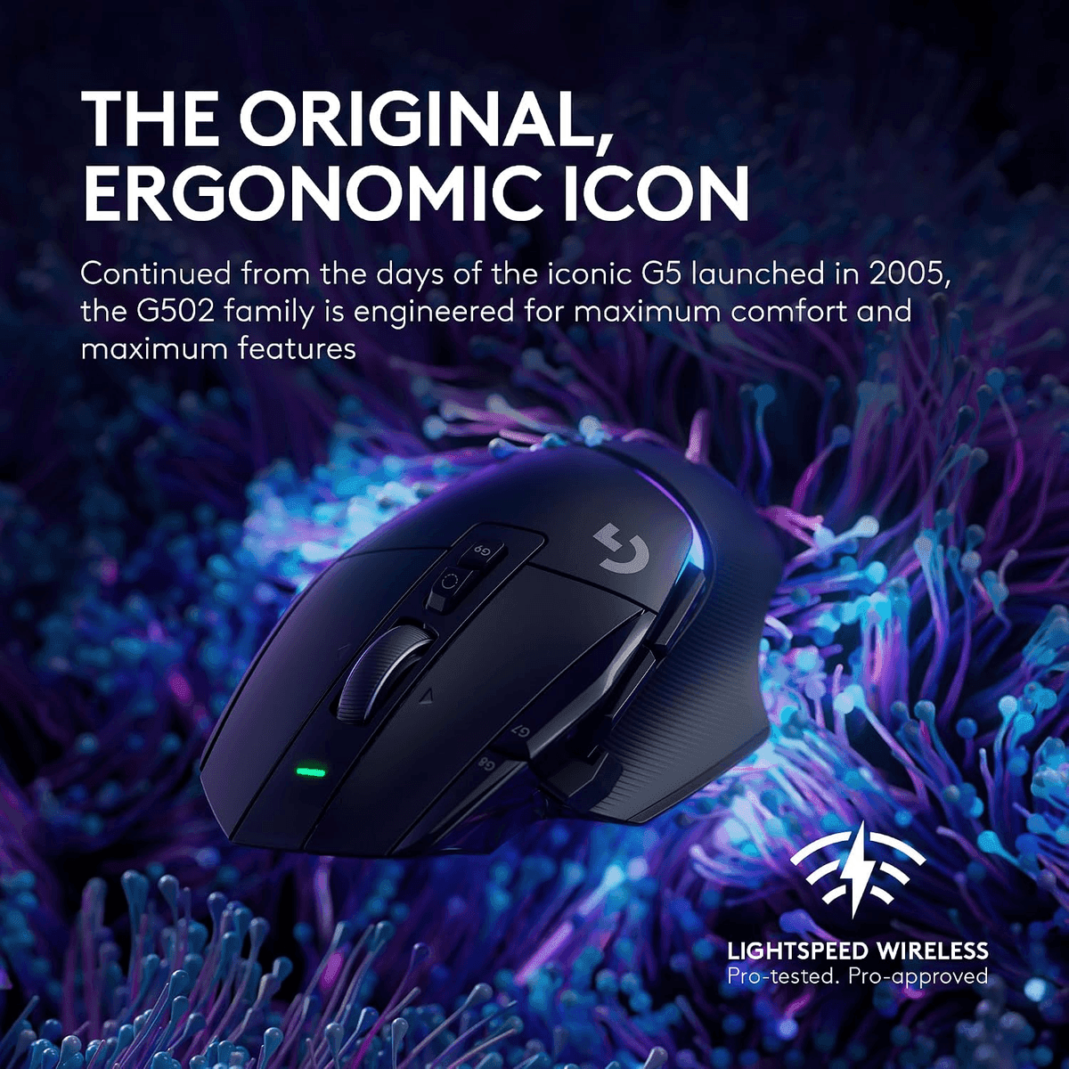 Logitech G502 X Plus Wireless RGB Gaming Mouse - Black image 2