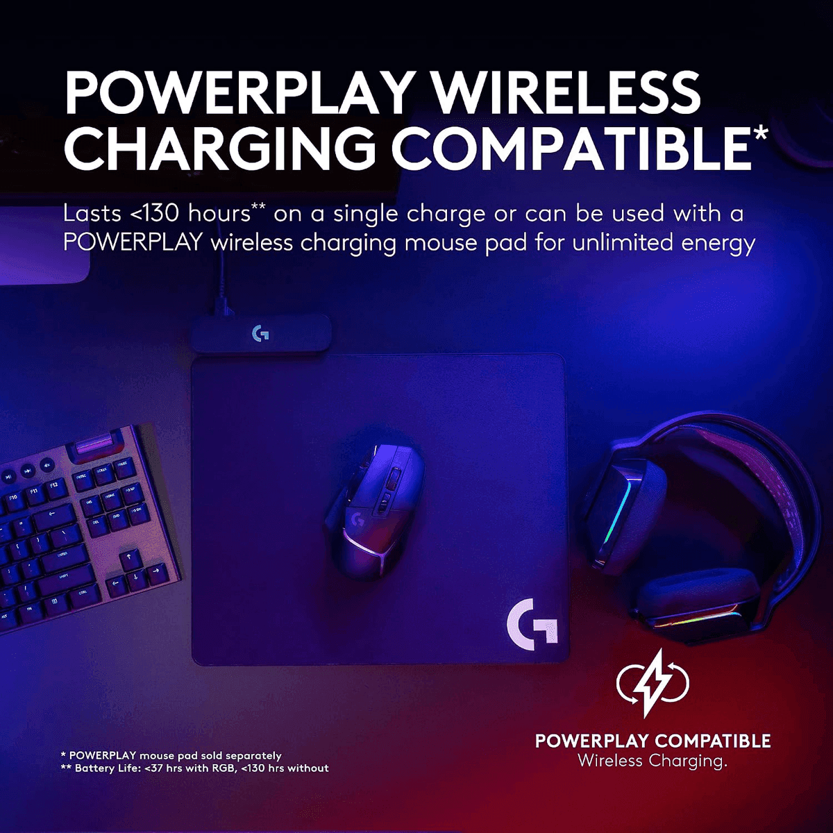 Logitech G502 X Plus Wireless RGB Gaming Mouse - Black image 5