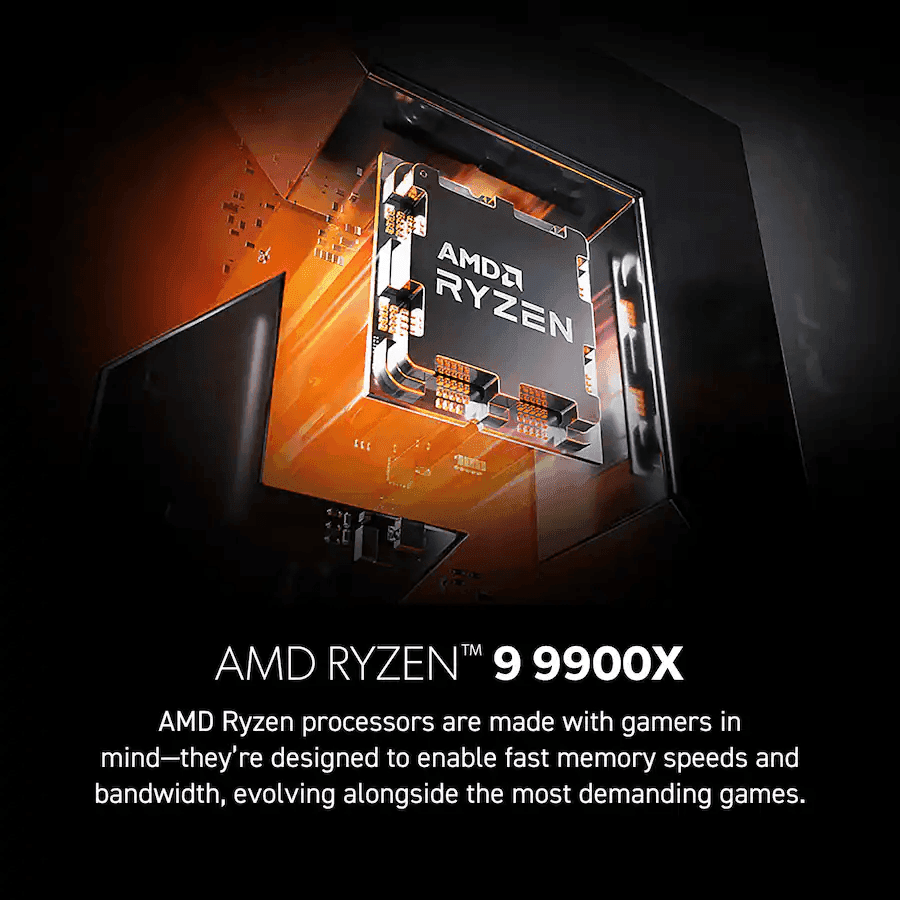 MSI Aegis ZS2 Gaming Desktop - Ryzen 9 9900X, RTX 5070, 32GB RAM, 2TB SSD image 5