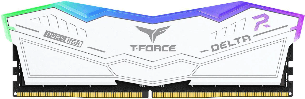 Team Group T-Force Delta RGB 16GB DDR5-6000 CL38 Memory Kit - White image 2