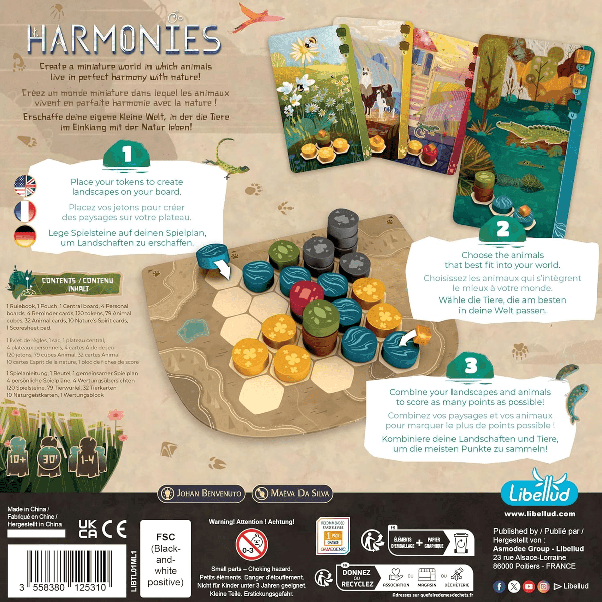 Asmodee Harmonies Board Game - Multilingual Edition image 3