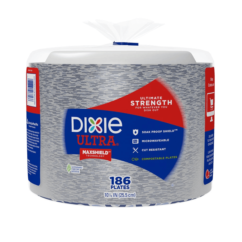 Dixie Ultra 10-1/16-Inch Paper Plates, 186-Count image 4