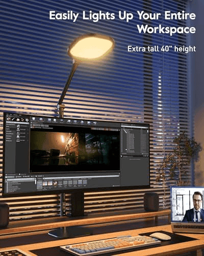 LitONES 40-Inch Tall LED Desk Lamp image 5