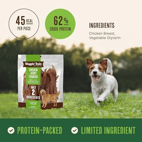 Waggin' Train Chicken Jerky Dog Treats, 30-Ounce Pouch image 3