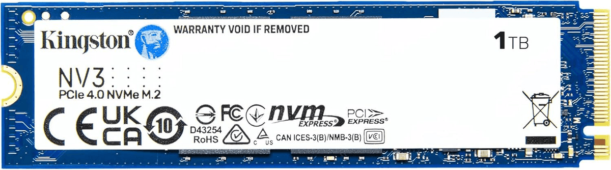 Kingston NV3 1TB PCIe 4.0 NVMe M.2 SSD