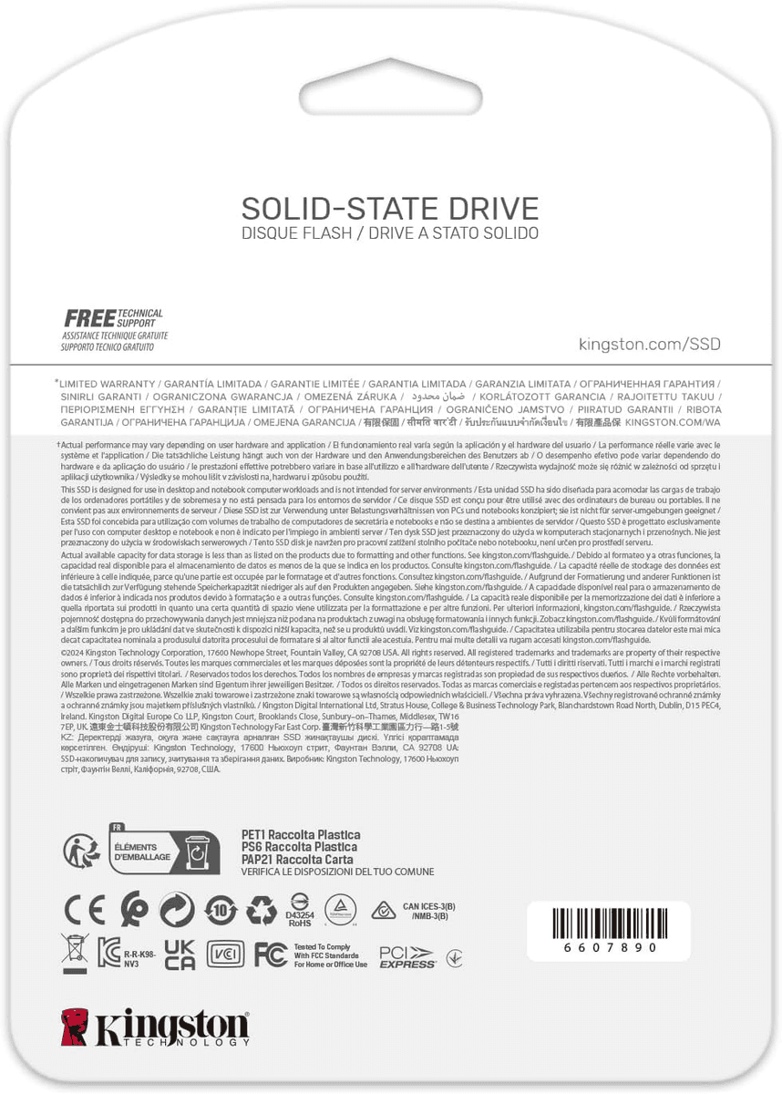Kingston NV3 1TB PCIe 4.0 NVMe M.2 SSD image 4