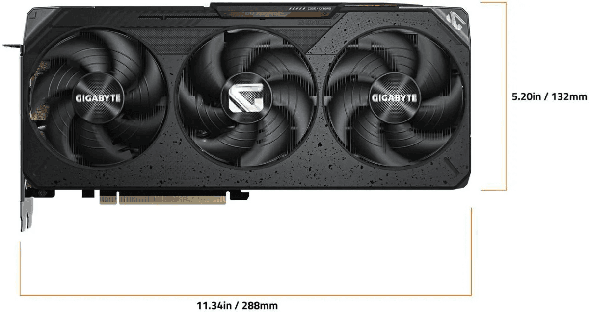 GIGABYTE Gaming Radeon RX 9070 16GB Graphics Card image 4