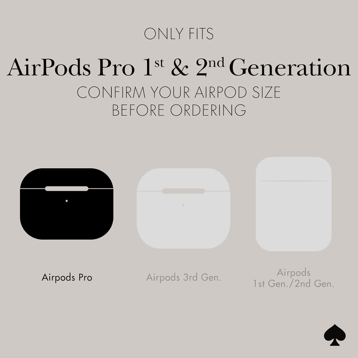 [Prime] kate spade AirPods Pro Case with Keychain - Tortoiseshell image 2