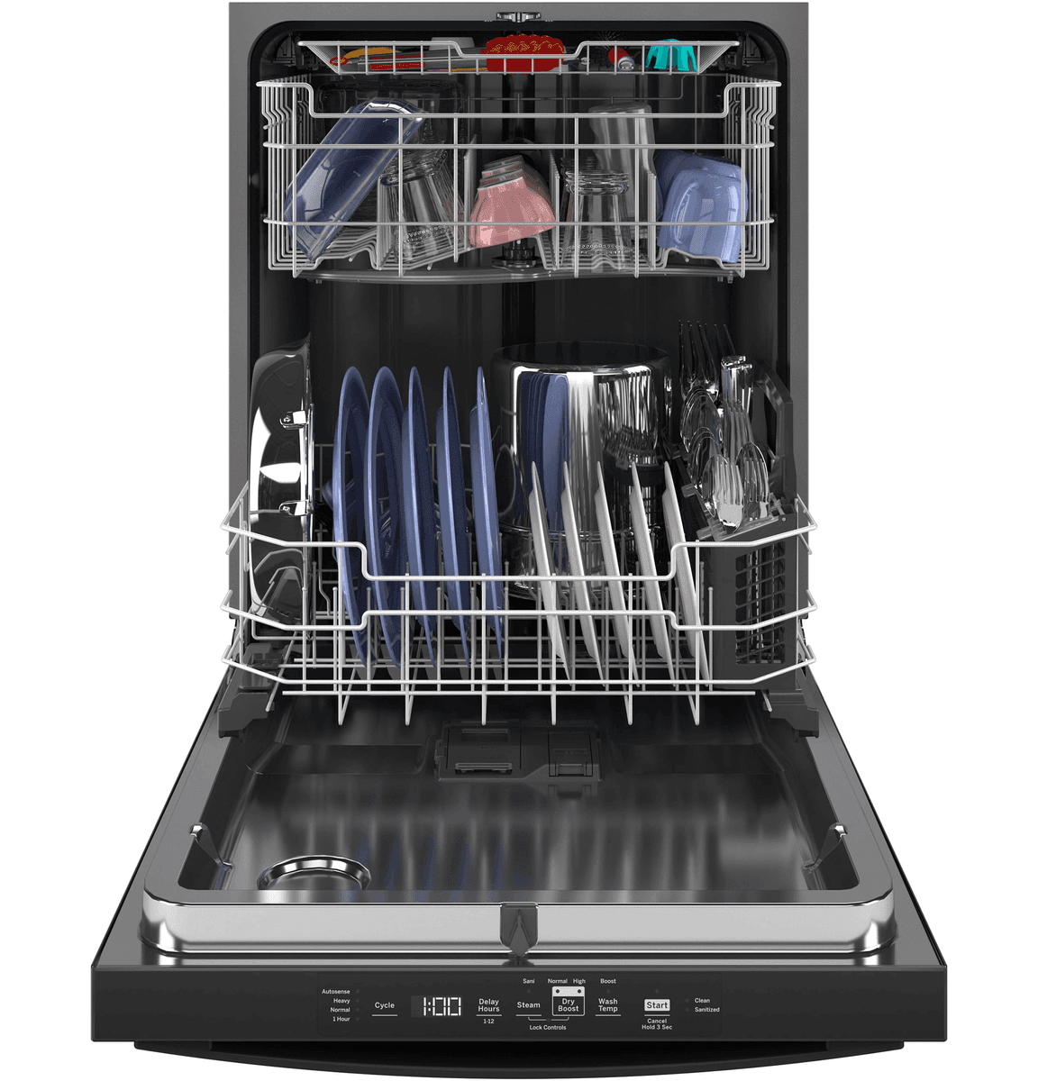 GE 24-Inch Top Control Dishwasher with Third Rack - Stainless Steel image 4
