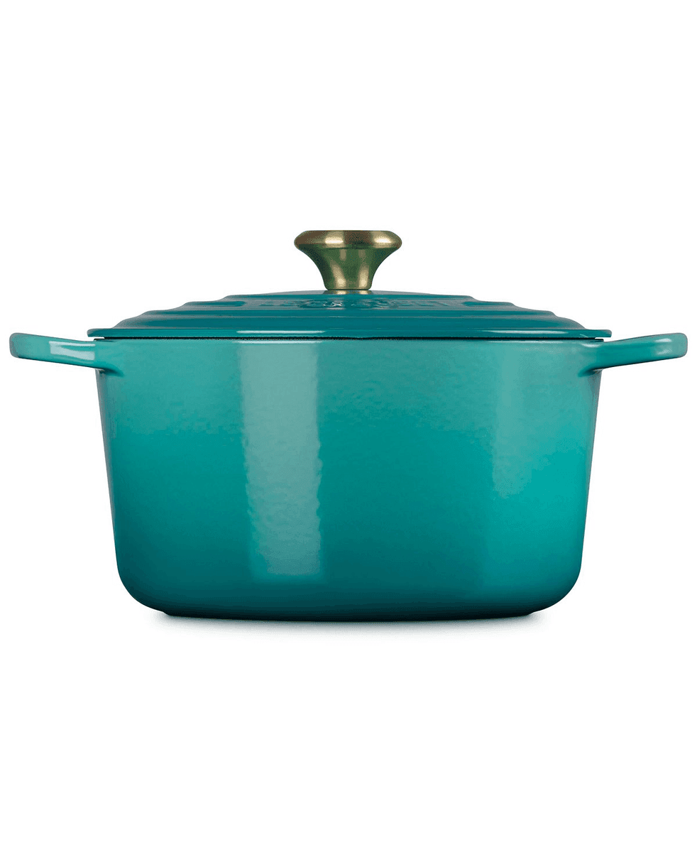 Le Creuset 6.5-Qt. Deep Round Dutch Oven in Riviera