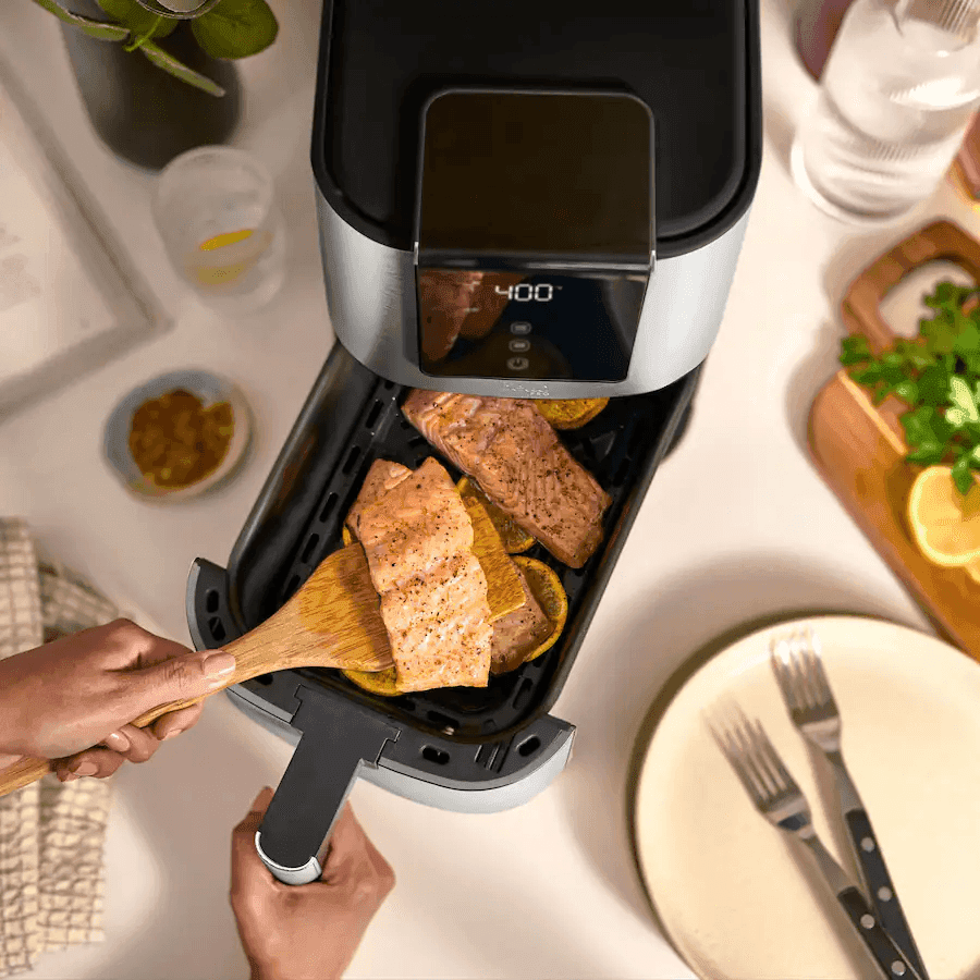 bella PRO 4-qt. Touchscreen Slim Air Fryer in Stainless Steel image 2