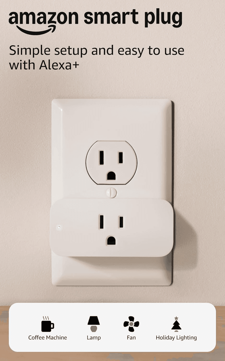 Amazon Smart Plug, Works with Alexa, 1-Pack image 2