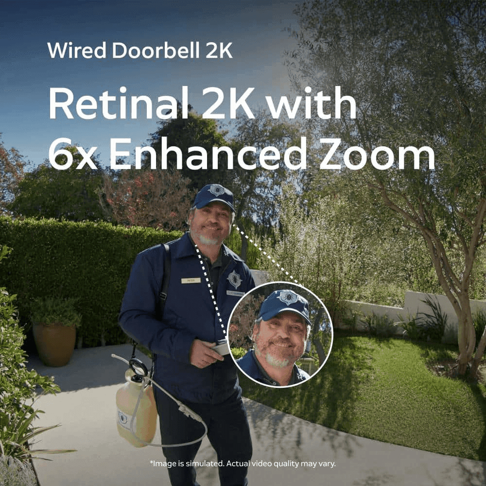 Ring Wired Doorbell 2K with Chime image 3