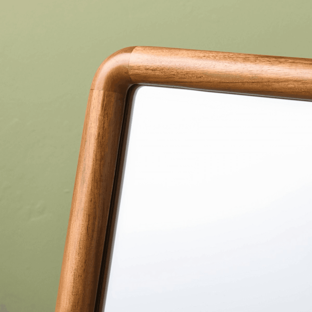 Hearth & Hand with Magnolia Wood Accent Mirror with Brass Feet image 3