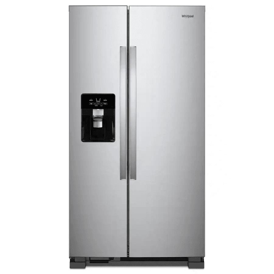 Whirlpool 25 cu. ft. Side-by-Side Refrigerator in Fingerprint-Resistant Stainless Steel