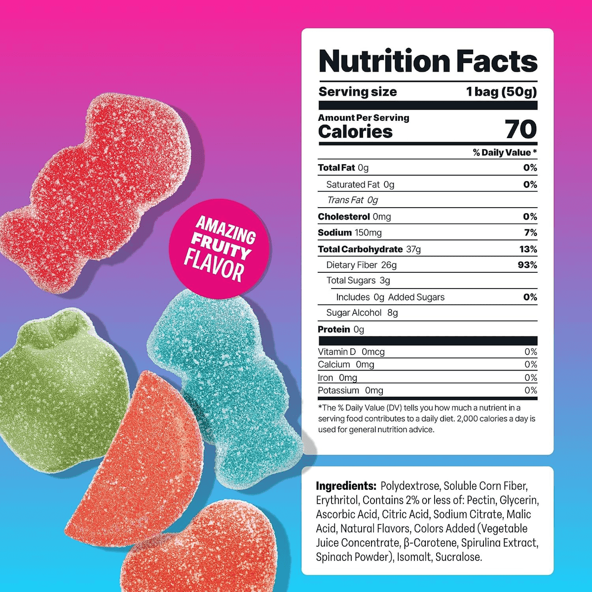 Shameless Snacks Sweet & Sour All-Stars Gummy Candy 6-Pack image 2