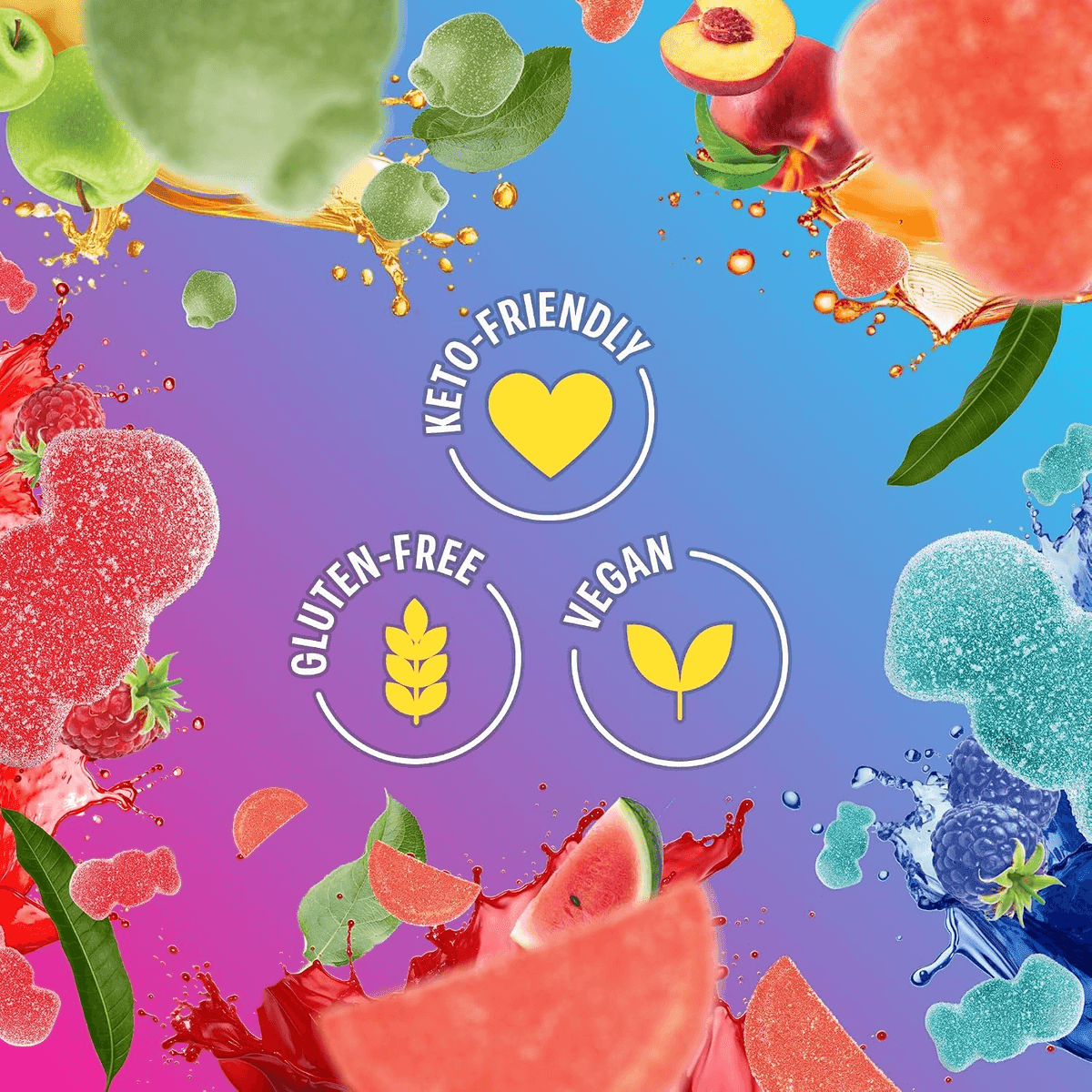 Shameless Snacks Sweet & Sour All-Stars Gummy Candy 6-Pack image 4