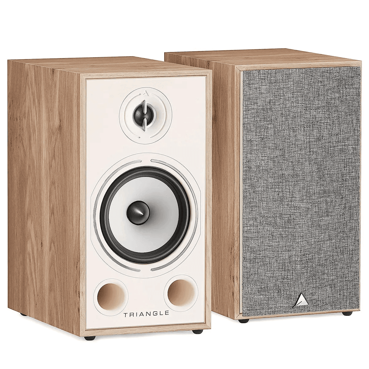 Triangle Borea BR03 100W Bookshelf Speakers, Pair, Light Oak