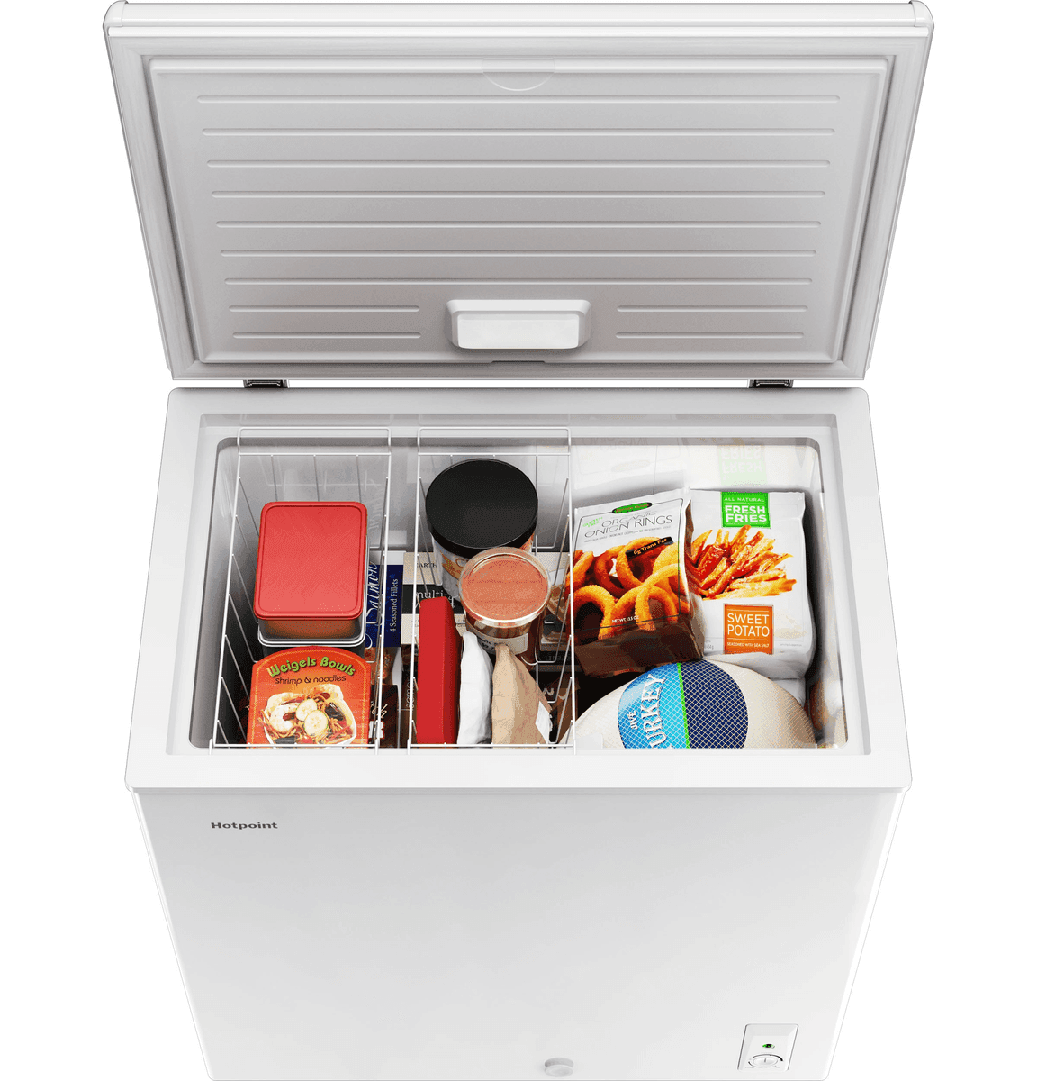 Hotpoint HCM7QWWW 6.9-cu ft Convertible Chest Freezer image 3