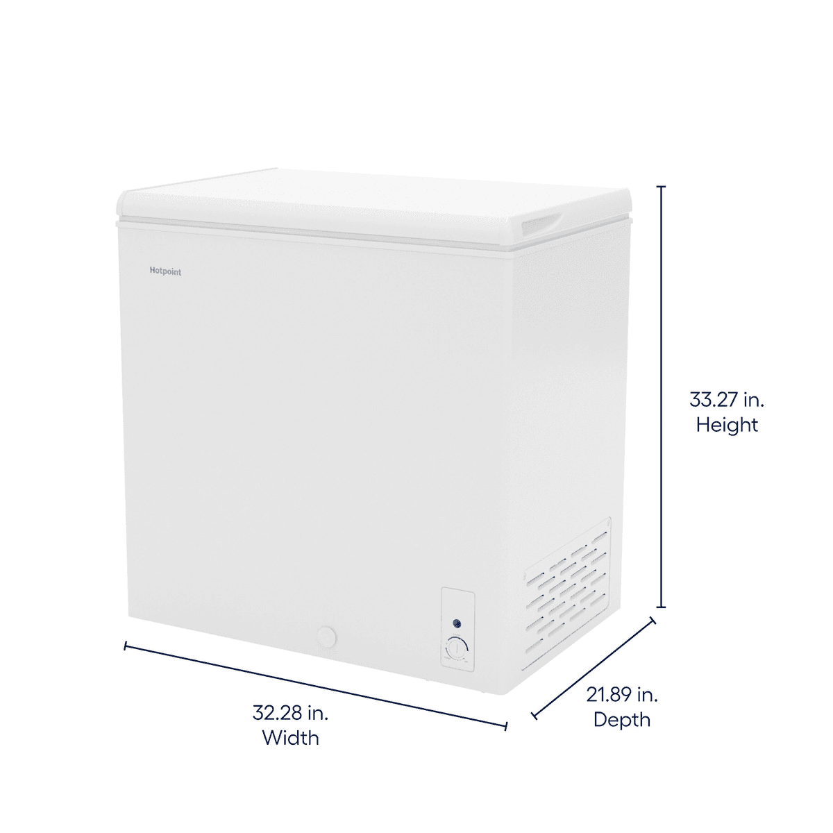 Hotpoint HCM7QWWW 6.9-cu ft Convertible Chest Freezer image 2