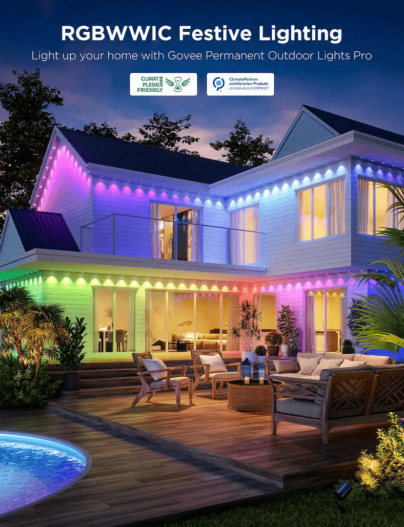 Govee 200-Foot White Permanent Outdoor Lights Pro image 2