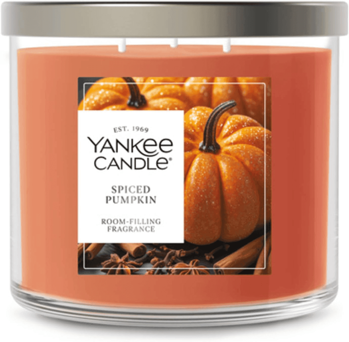 Yankee Candle Spiced Pumpkin 14.5 oz 3-Wick Candle