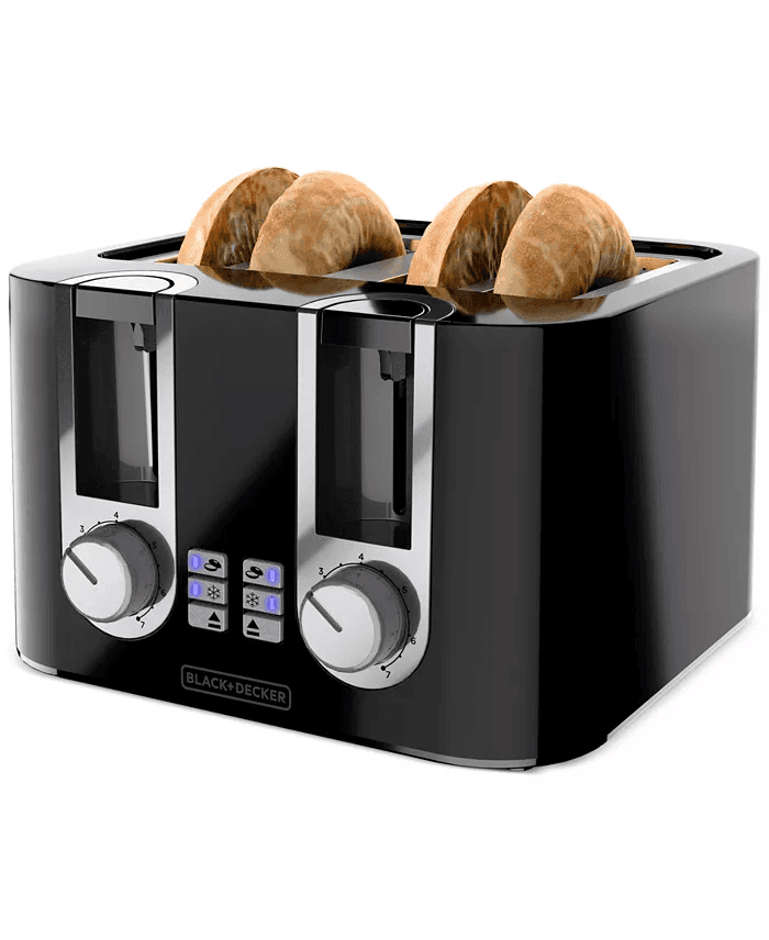Black & Decker 4-Slice Wide-Slot High-Lift Toaster image 3