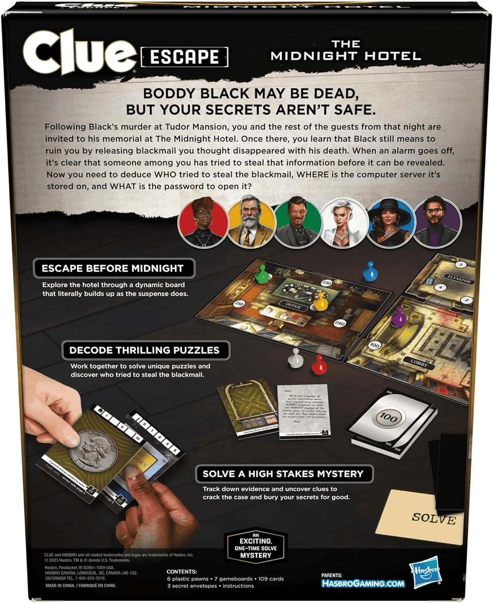 Clue Escape: The Midnight Hotel Board Game image 2