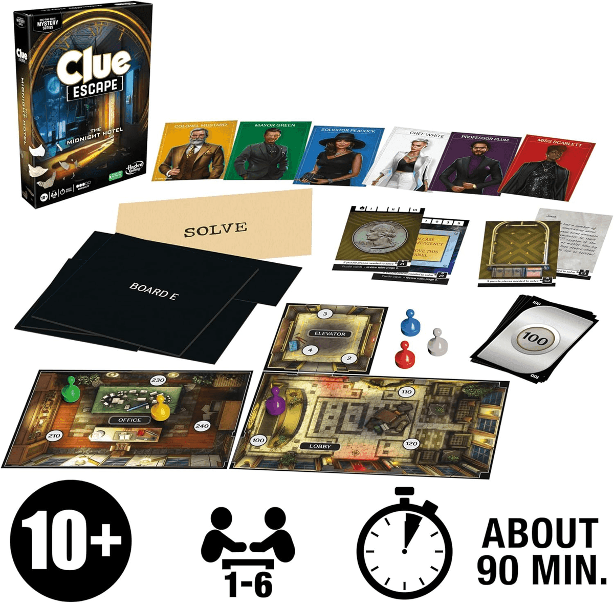 Clue Escape: The Midnight Hotel Board Game image 3