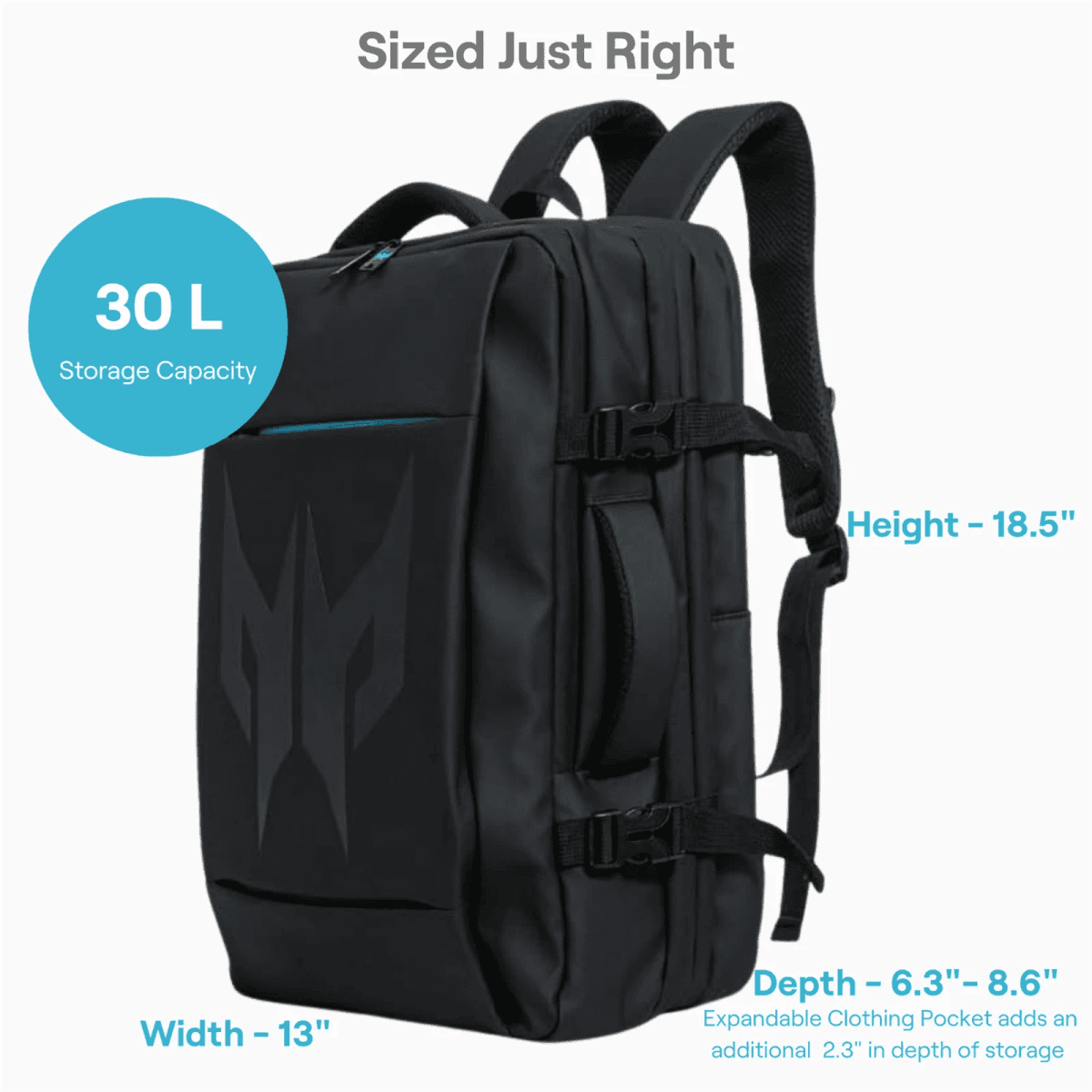 Acer Predator Utility Gaming Backpack for 18-Inch Laptops image 5