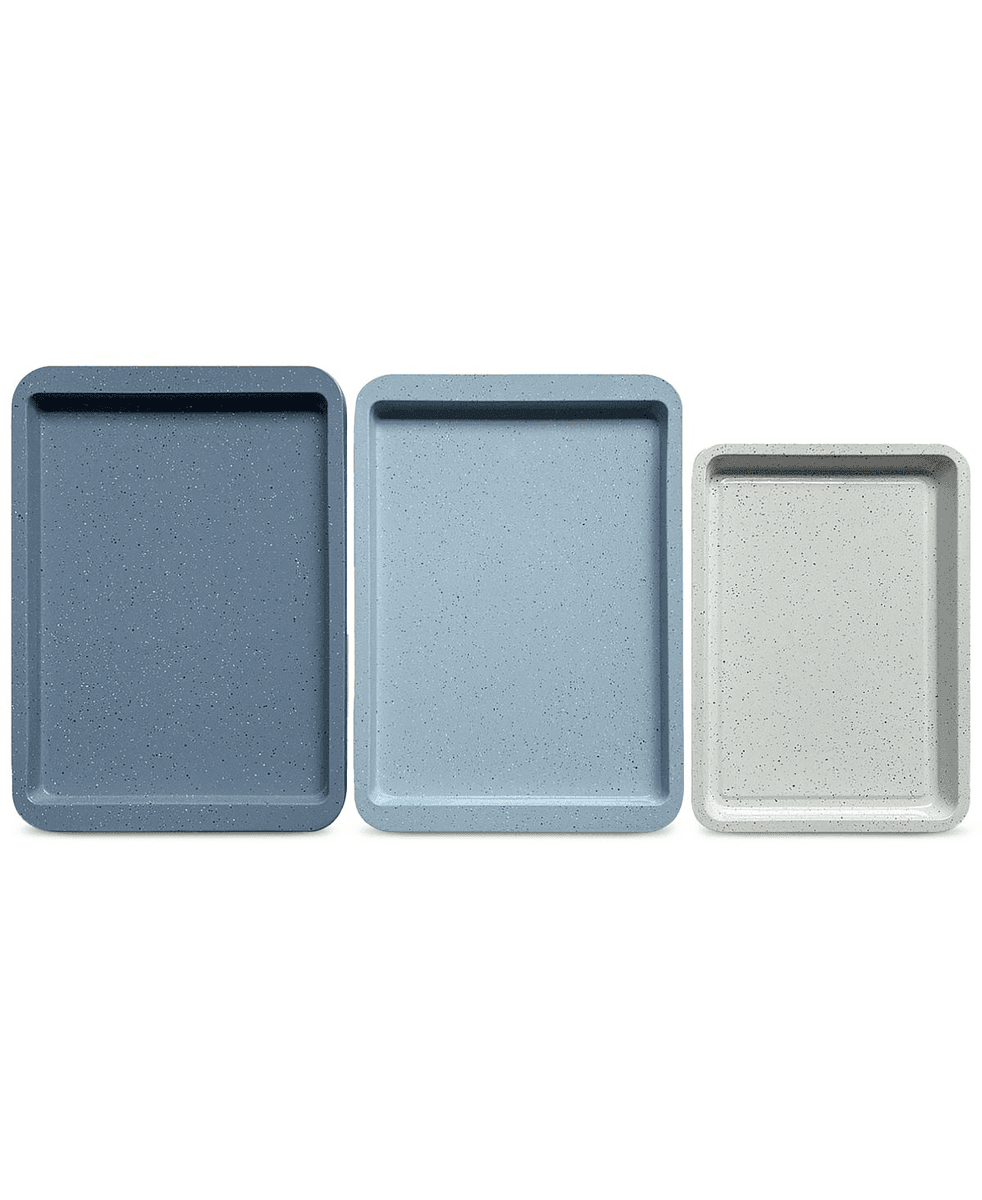 Art & Cook 3-Piece Ceramic Nonstick Cookie Sheet Set image 3