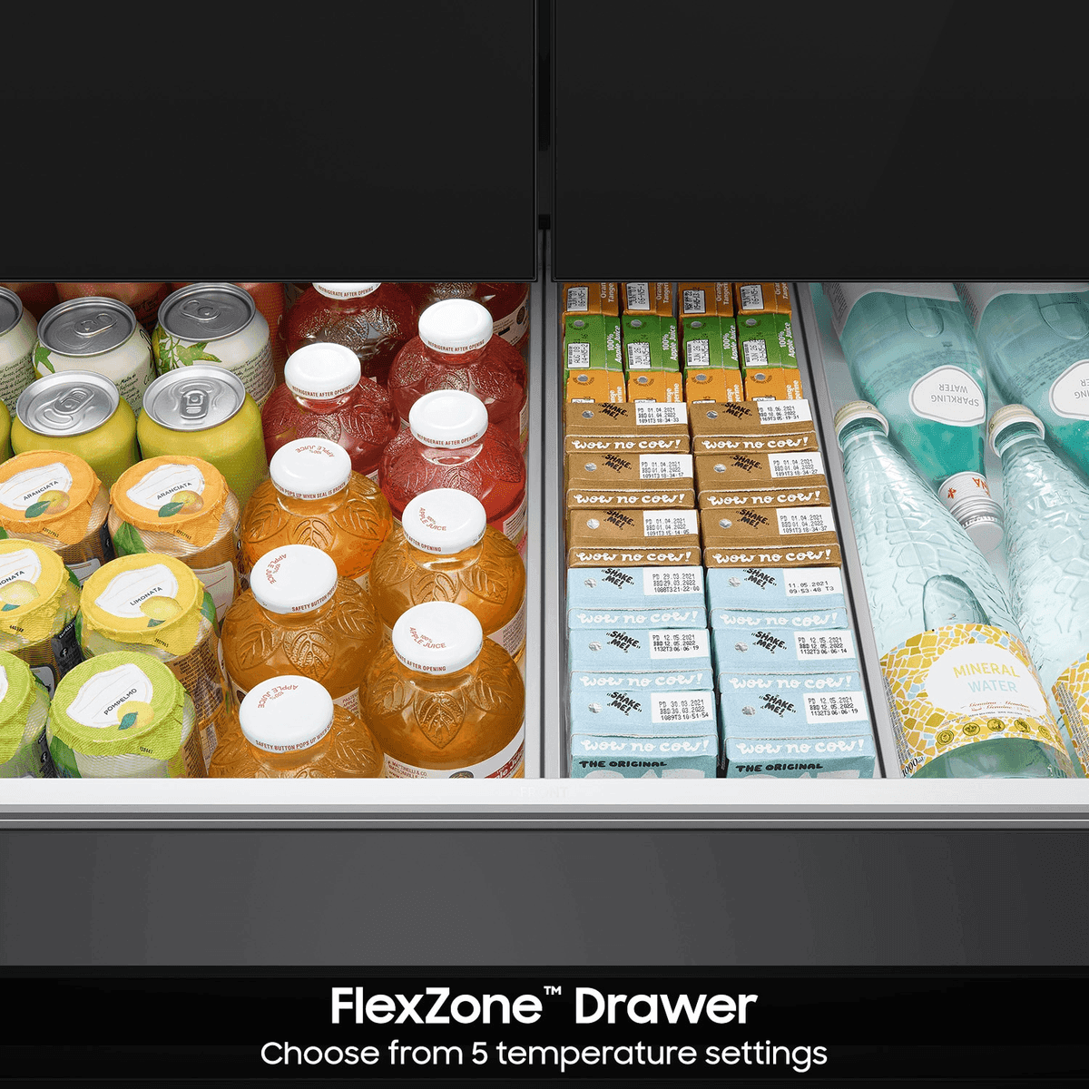 Samsung Bespoke AI 23-cu-ft Counter-Depth 4-Door Refrigerator image 3