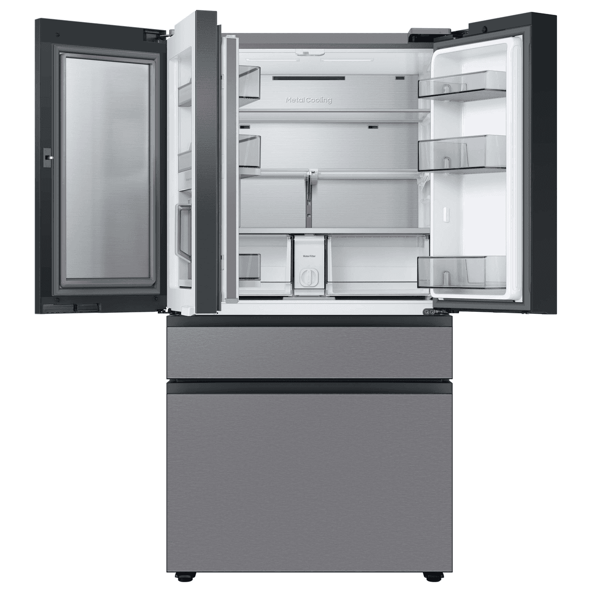 Samsung Bespoke AI 23-cu-ft Counter-Depth 4-Door Refrigerator image 2