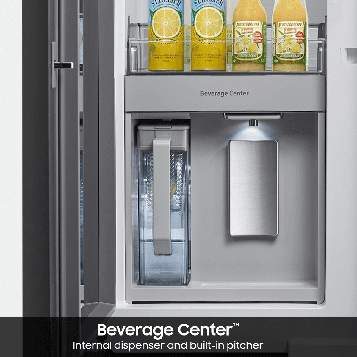 Samsung Bespoke AI 23-cu-ft Counter-Depth 4-Door Refrigerator image 4
