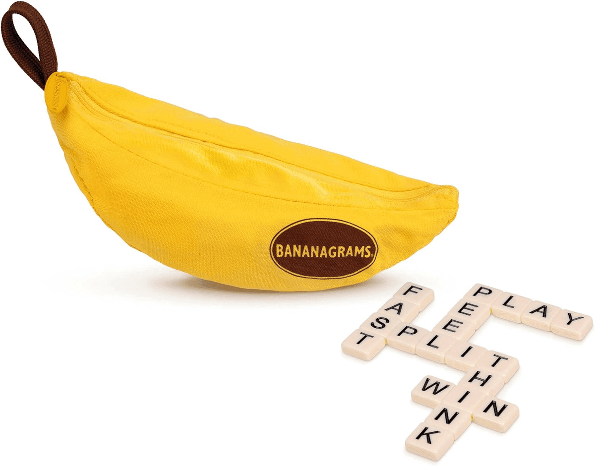 Bananagrams Classic Word Game with 144 Letter Tiles