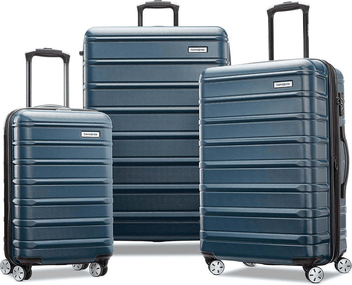 Samsonite Omni 2 Hardside 3-Piece Luggage Set, Nova Teal