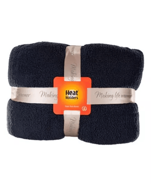 Heat Holders Super Plush Queen Blanket - Gray