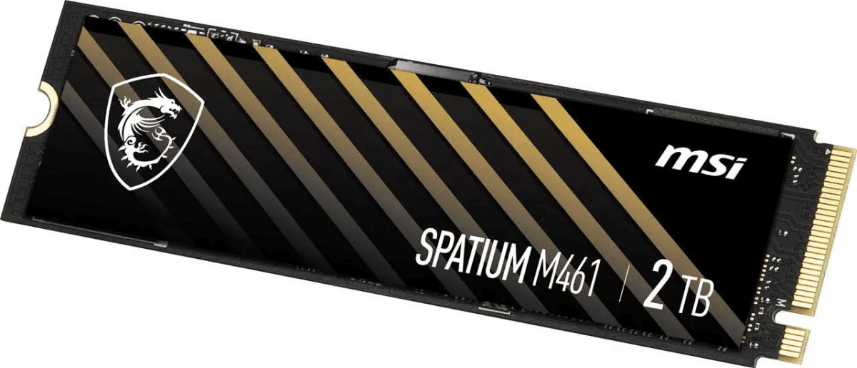 MSI M461 2TB PCIe 4.0 NVMe M.2 Internal SSD image 5