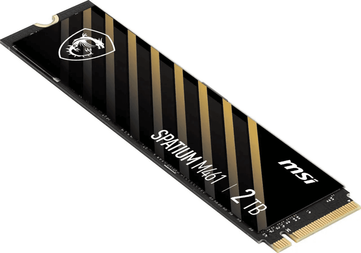 MSI M461 2TB PCIe 4.0 NVMe M.2 Internal SSD image 3