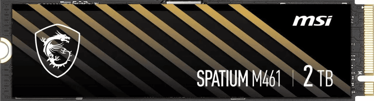 MSI M461 2TB PCIe 4.0 NVMe M.2 Internal SSD