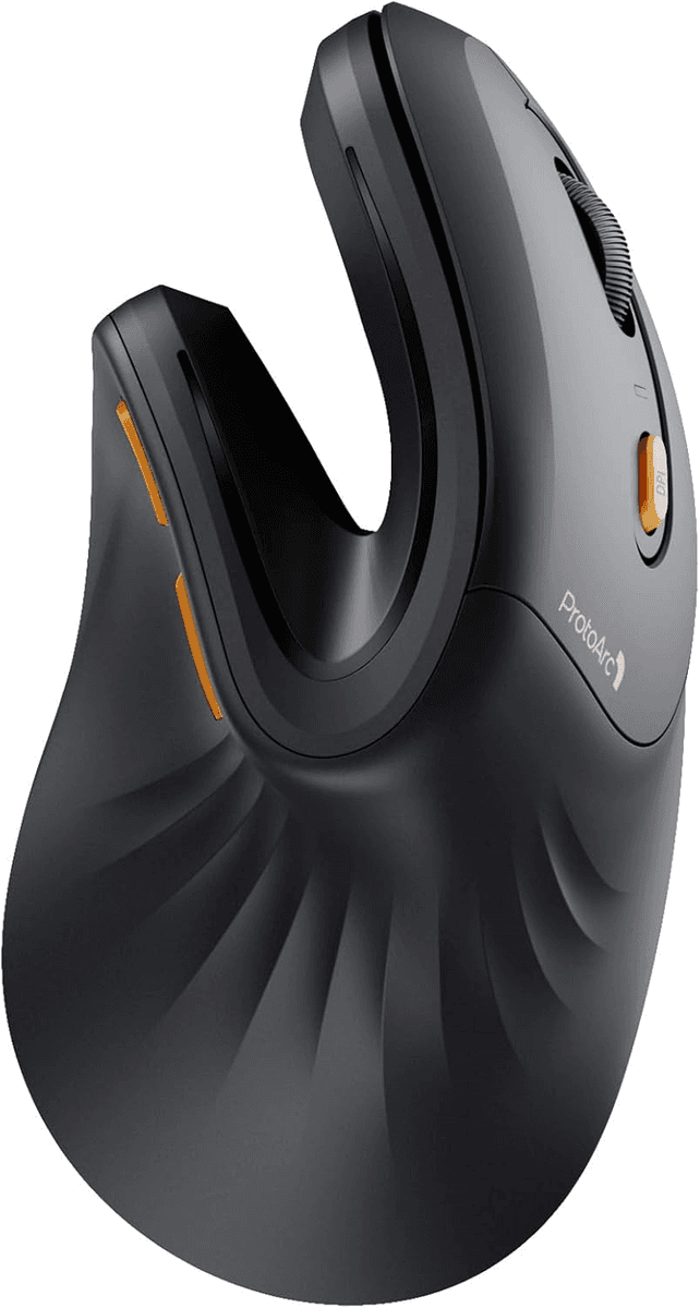 ProtoArc EM11 NL Wireless Ergonomic Vertical Mouse (Black)