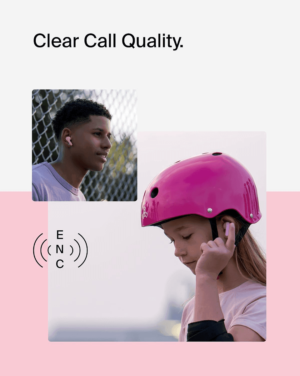 Belkin SoundForm Nano 2 Kids True Wireless Earbuds (Pink) image 5
