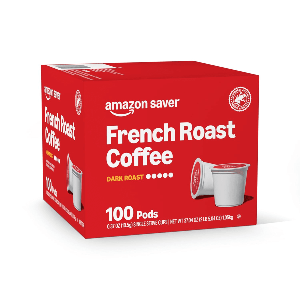 Amazon Happy Belly French Roast Dark Roast Coffee Pods, 100 Count image 4