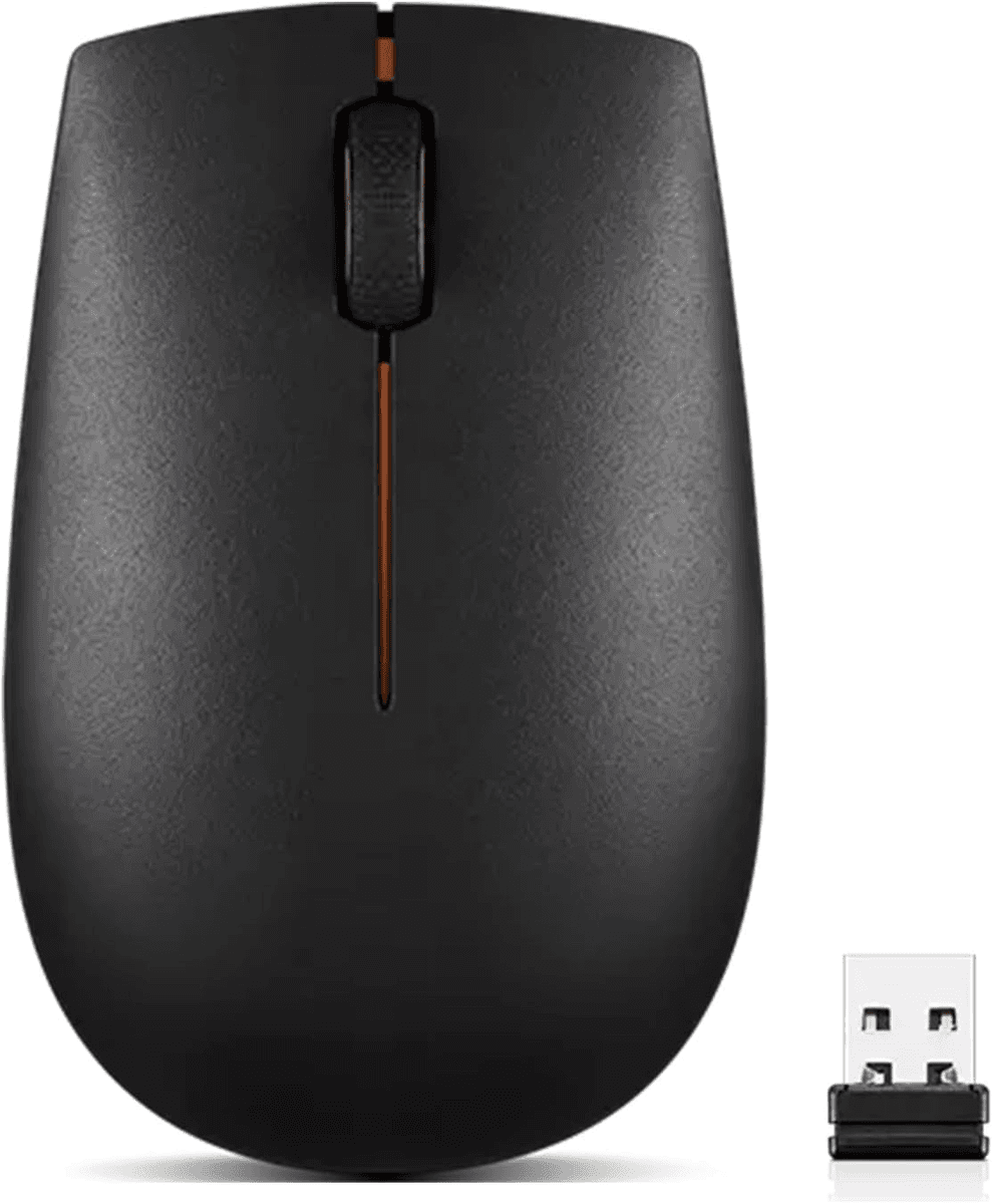 Lenovo 300 Wireless Mouse - Black