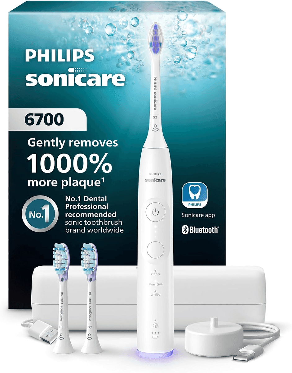 Philips Sonicare 6700 Rechargeable Electric Toothbrush - White