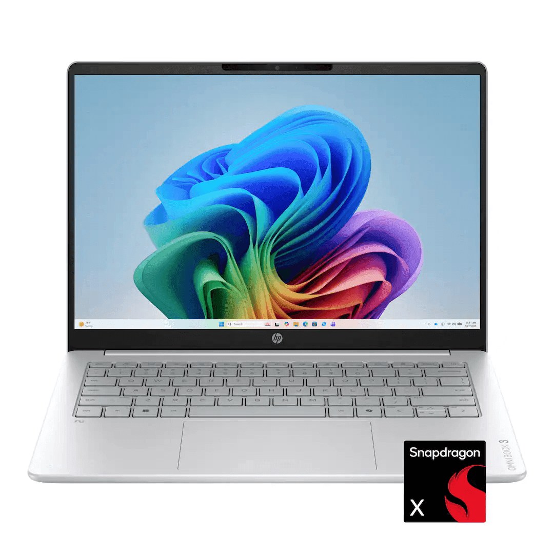 HP OmniBook 3 14" 2K Touchscreen Laptop Snapdragon X 16GB RAM 512GB SSD