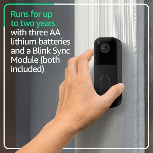 Blink Video Doorbell + Outdoor 4 – Wireless smart security cameras, head-to-toe HD view, two-year battery life. Sync Module Core included – 5 camer... image 5