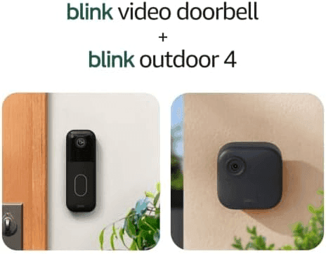 Blink Video Doorbell + Outdoor 4 – Wireless smart security cameras, head-to-toe HD view, two-year battery life. Sync Module Core included – 5 camer... image 3